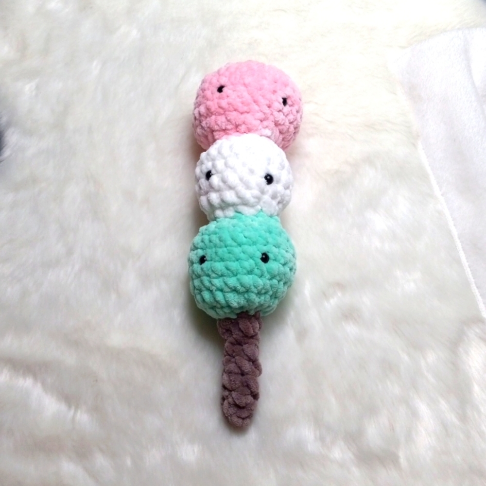 🆕 Handmade Crochet Dango 🍡 Plushie